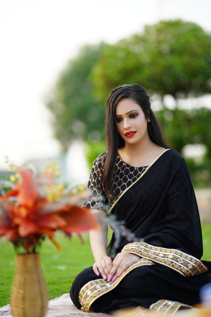 Black Saree