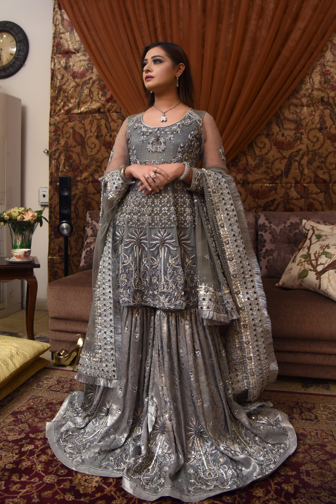 Silver Gharara