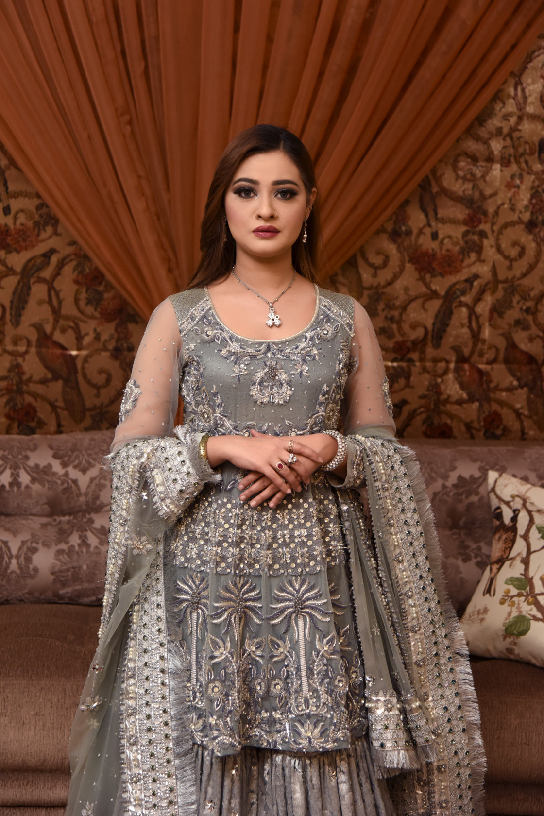 Silver Gharara